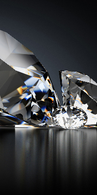 Modern roller blind Diamonds