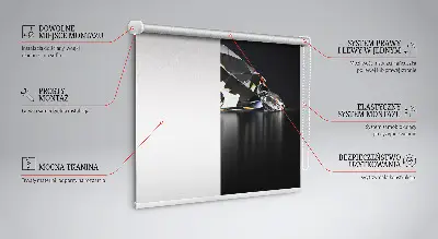 Modern roller blind diamonds pattern