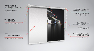 Modern roller blind Diamonds