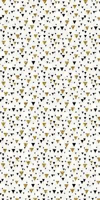 Roller blind for large window Triangles
