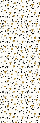 Roller blind for large window Triangles