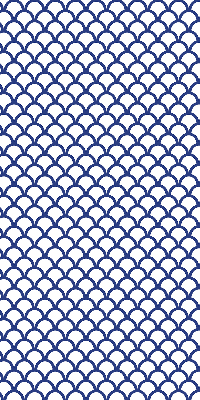 Modern roller blind Blue scales