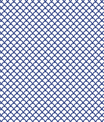 Modern roller blind Blue scales