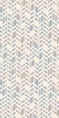 Roller blind for large window Striped fir