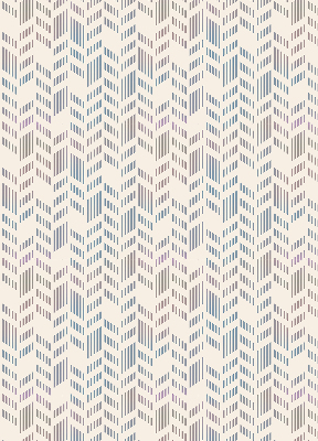 Striped fir roller blind for large windows