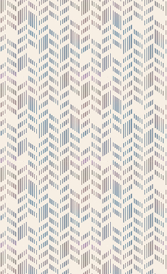 Striped fir roller blind for large windows