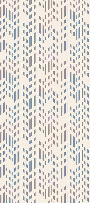 Roller blind for large window Striped fir