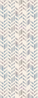 Striped fir roller blind for large windows