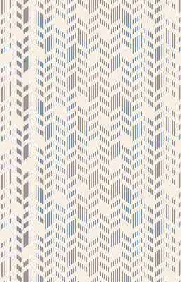 Roller blind for large window Striped fir