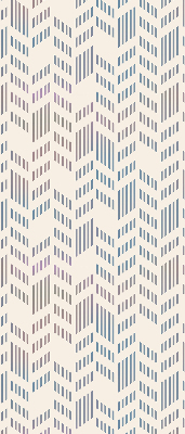 Roller blind for large window Striped fir