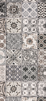 Modern roller blind Portuguese patterns