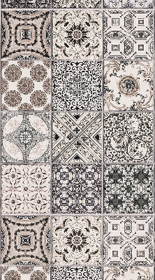 Modern roller blind Portuguese patterns
