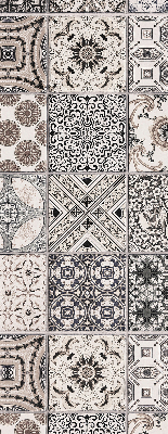 Modern roller blind Portuguese patterns