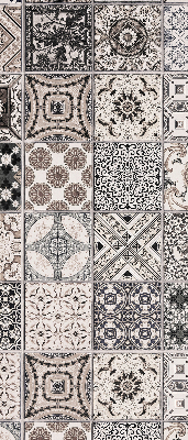 Modern roller blind Portuguese patterns