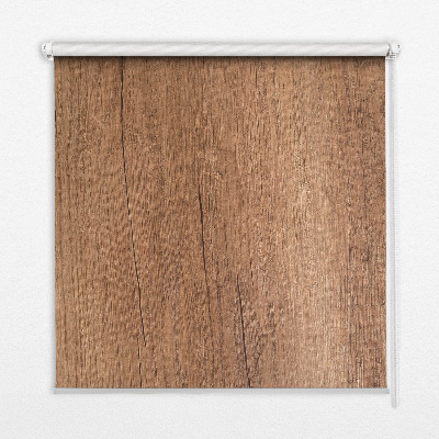 Roller blind for large windows in wood