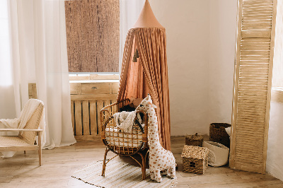 Roller blind for large window Wood