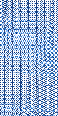 Modern roller blind Blue shapes