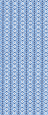 Modern roller blind Blue shapes
