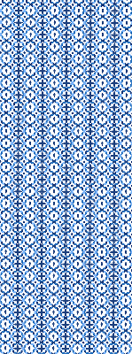 Modern roller blind Blue shapes