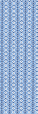 Modern roller blind Blue shapes