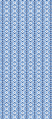 Modern roller blind Blue shapes
