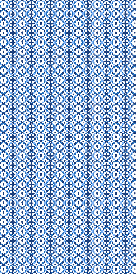 Modern roller blind Blue shapes