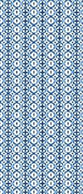 Modern roller blind Blue shapes