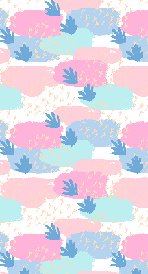 Roller blind for large window Traces on a colored background
