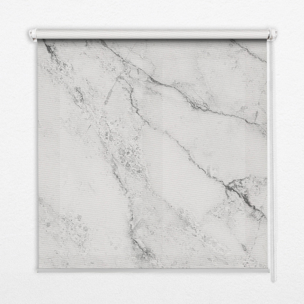 Fabric roller blind Gray marble