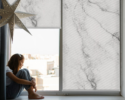 Fabric roller blind Gray marble