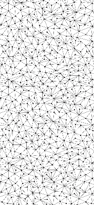 Modern roller blind Connected dots