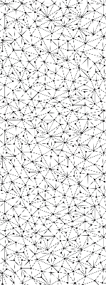 Modern roller blind Connected dots