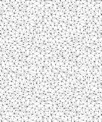 Modern roller blind Connected dots