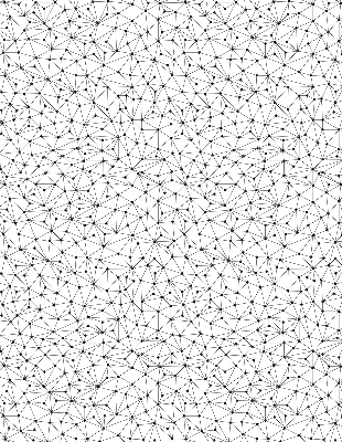 Modern roller blind Connected dots