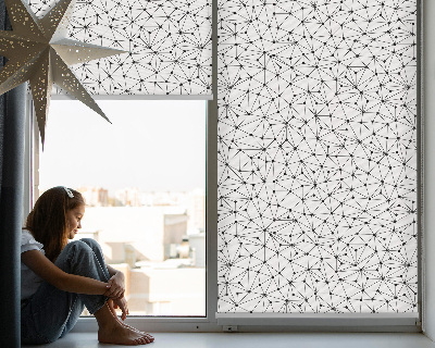 Modern roller blind Connected dots