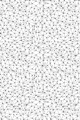 Modern roller blind Connected dots