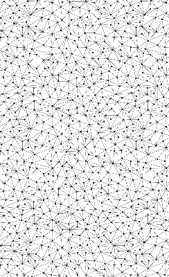 Modern roller blind Connected dots