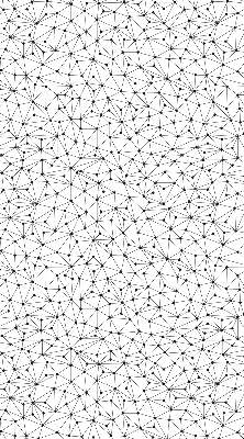 Modern roller blind Connected dots