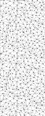 Modern roller blind Connected dots