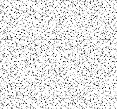 Modern roller blind Connected dots
