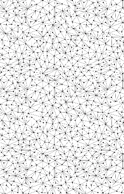 Modern roller blind Connected dots
