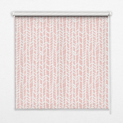 Roller blind for large window Herringbone