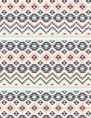 Fabric roller blind Triangle pattern