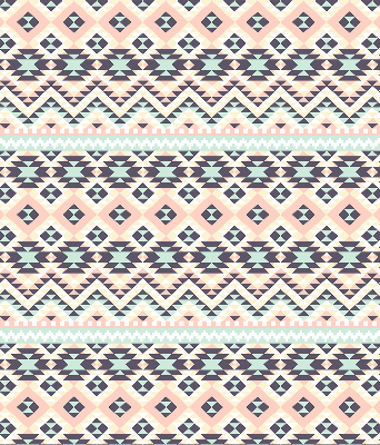 Fabric roller blind Triangle pattern