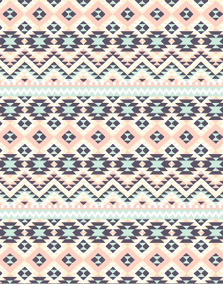 Fabric roller blind Triangle pattern