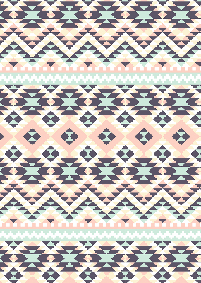 Fabric roller blind Triangle pattern