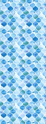 Modern roller blind with lamp pattern