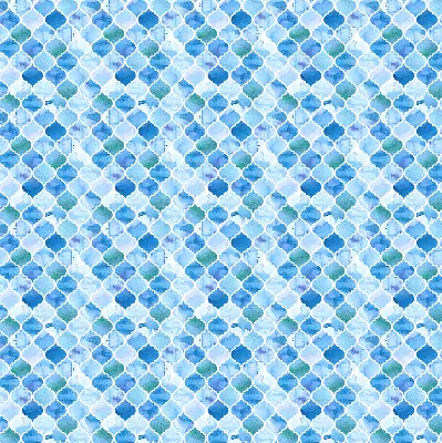 Modern roller blind with lamp pattern