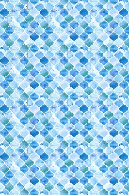 Modern roller blind with lamp pattern
