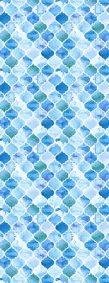 Modern roller blind with lamp pattern